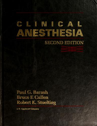 Clinical Anesthesia
