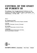 Control of the Onset of Puberty III
