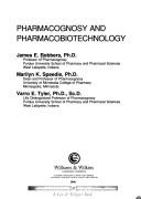 Pharmacognosy and pharmacobiotechnology
