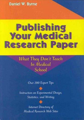 Publishing your medical research paper