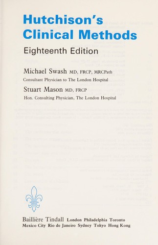 Hutchison`s clinical methods