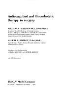 Anticoagulant and thrombolytic therapy in surgery