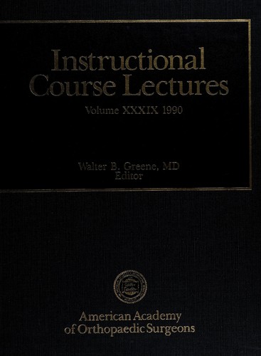 Instructional Course Lectures