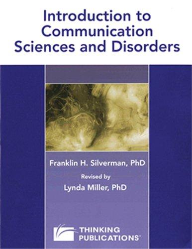 Introduction to communication sciences and disorders