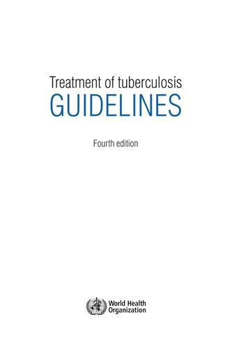 Treatment of tuberculosis guidelines