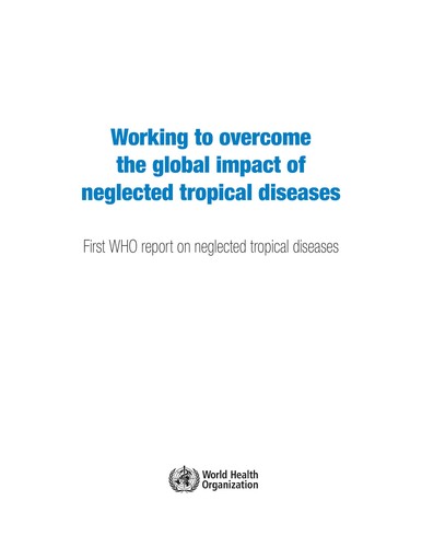 Working to overcome the global impact of neglected tropical diseases