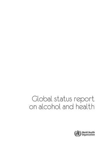 Global status report on alcohol and health