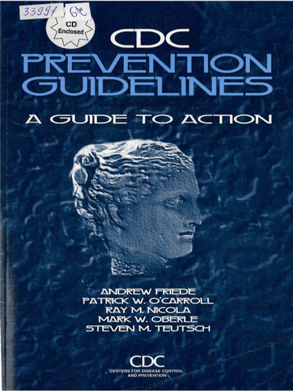 CDC prevention guidelines