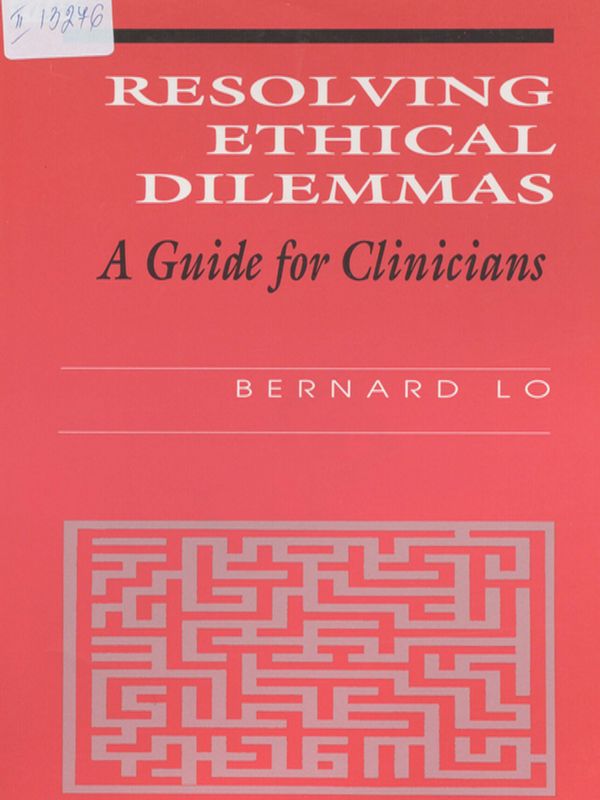 Resolving ethical dilemmas