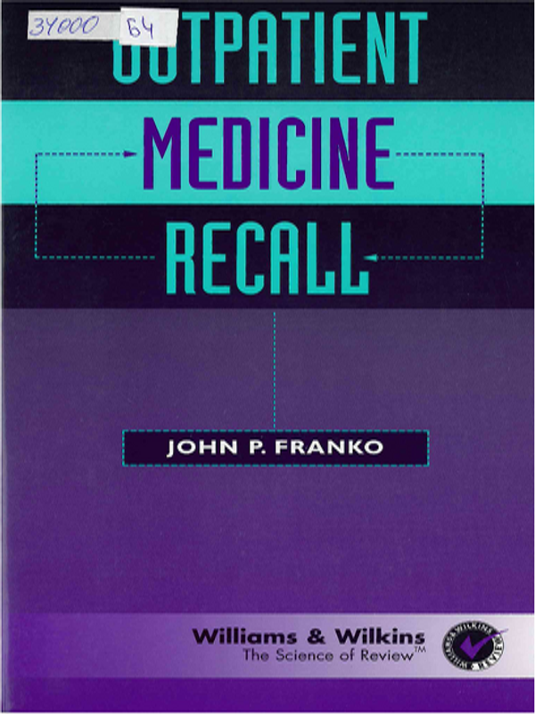 Outpatient medicine recall