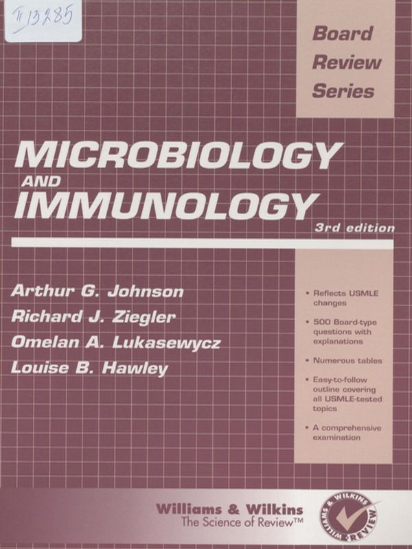 Microbiology and immunology