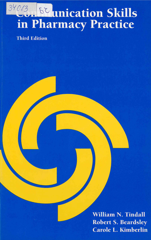 Communication skills in pharmacy practice