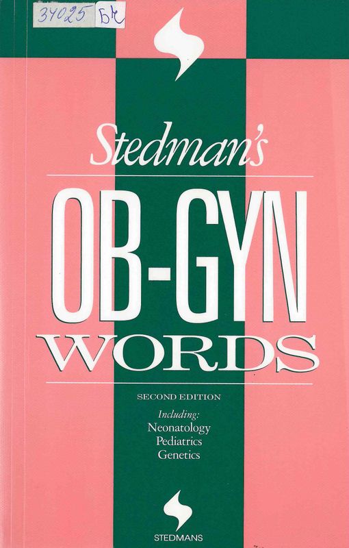 Stedman`s OB-GYN words