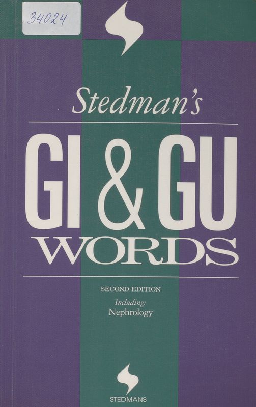 Stedman`s GI & GU words