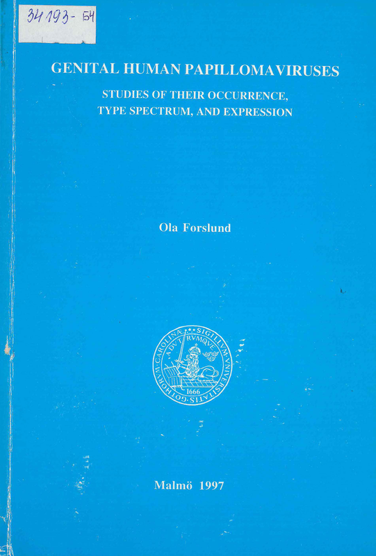 Genital human papillomaviruses