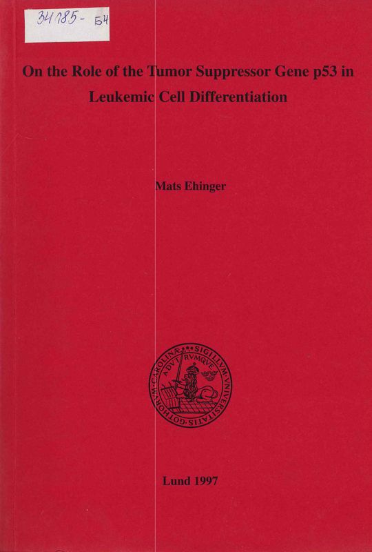 On the role of the tumor suppressor gene p53 in leukemic cell diferentiation