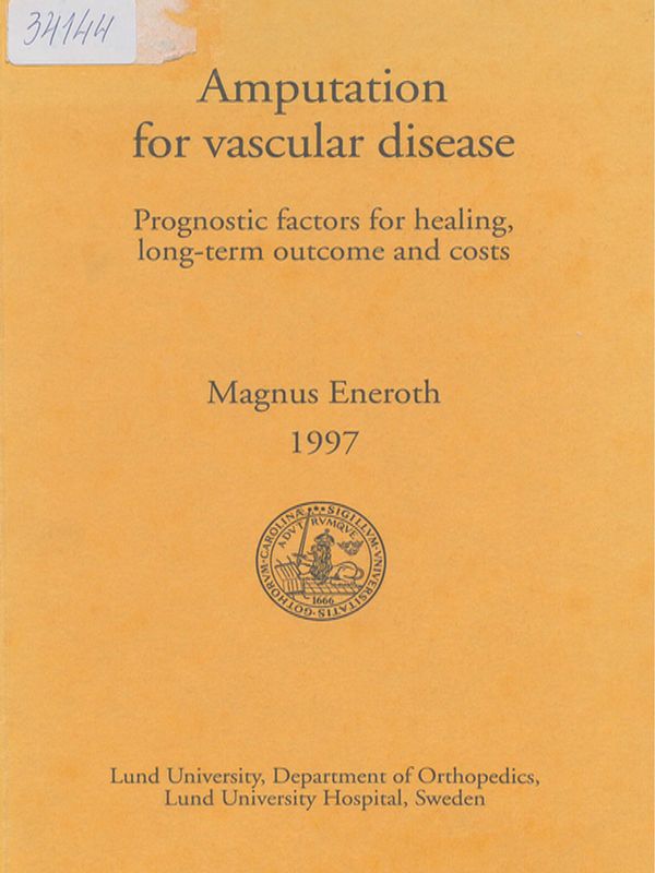 Amputation for vascular disease