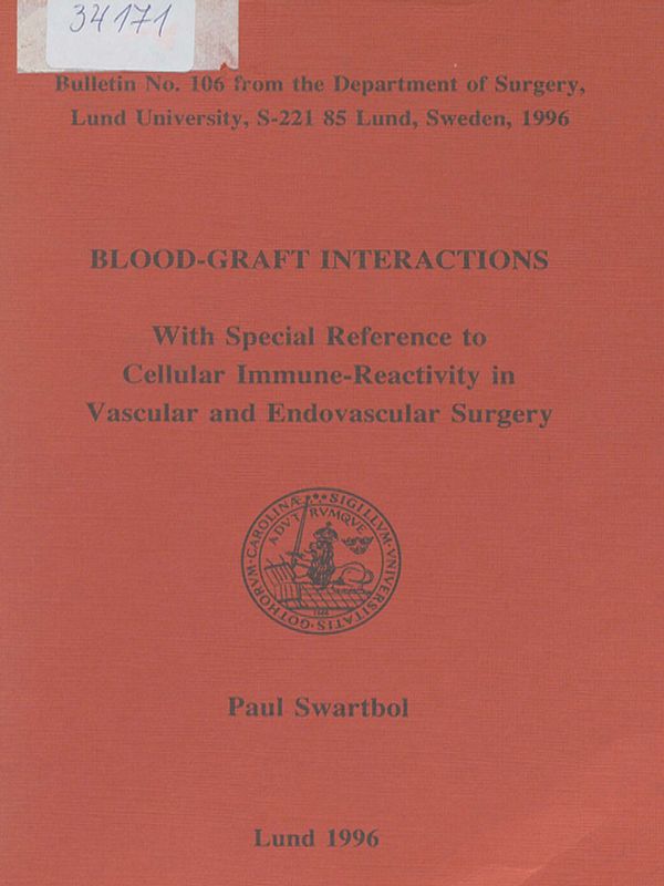 Blood-graft interactions