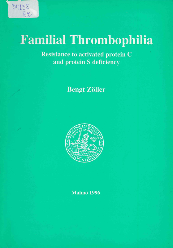 Familial thrombophilia