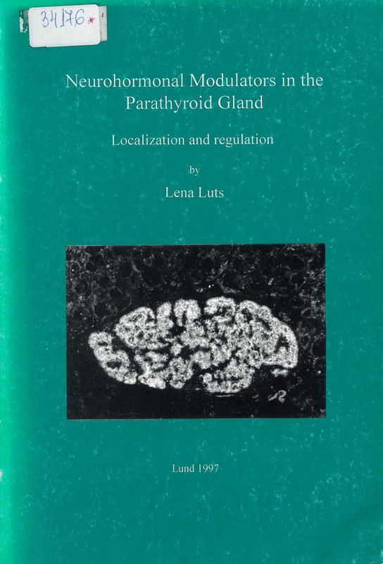Neurohormonal modulators in the parathyroid gland