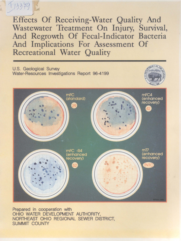Effects of receiving-water quality and wastewater treatment  on injury, survival, and regrowth of fecal-indicator bacteria and implications for assessment of recreational water quality