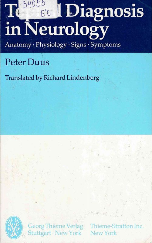 Topical diagnosis in neurology