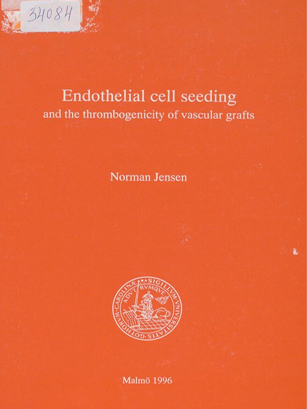 Endothelial cell seeding and the thrombogenicit of vascular grafts