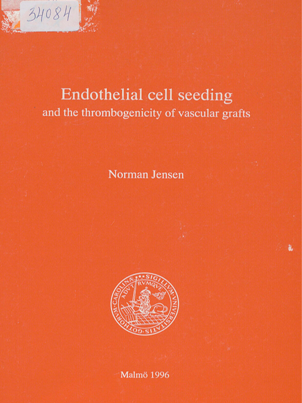 Endothelial cell seeding and the thrombogenicit of vascular grafts