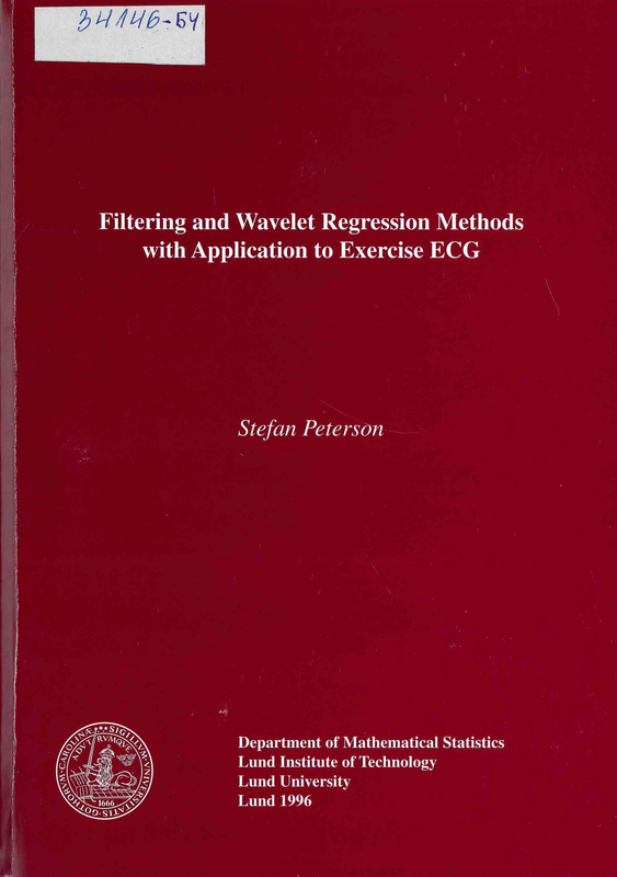Filtering and wavelet regression methods with application to exercise ECG