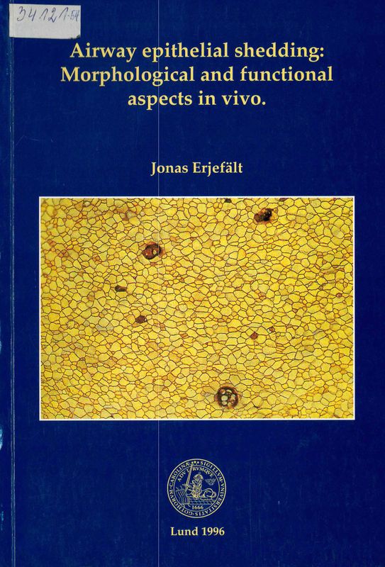 Airway epithelial shedding