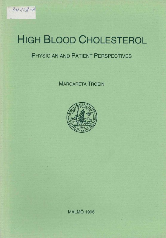 High blood cholesterol