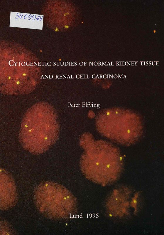 Cytogenetic studies of normal kidney tissue and renal cell carcinoma