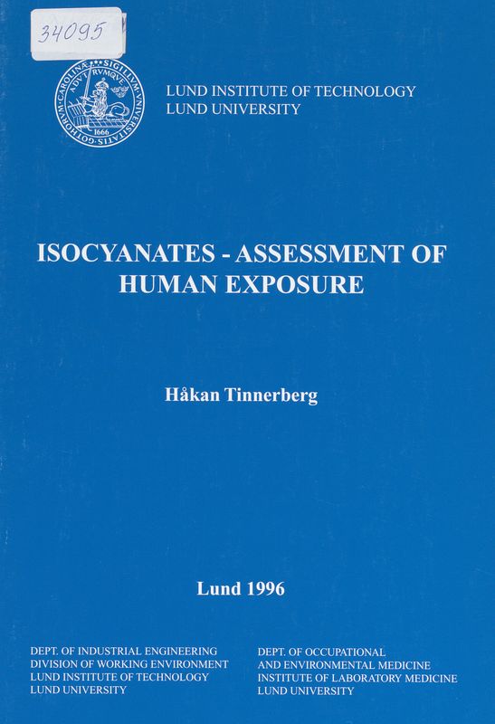 Isocyanates-assessment of human exposure