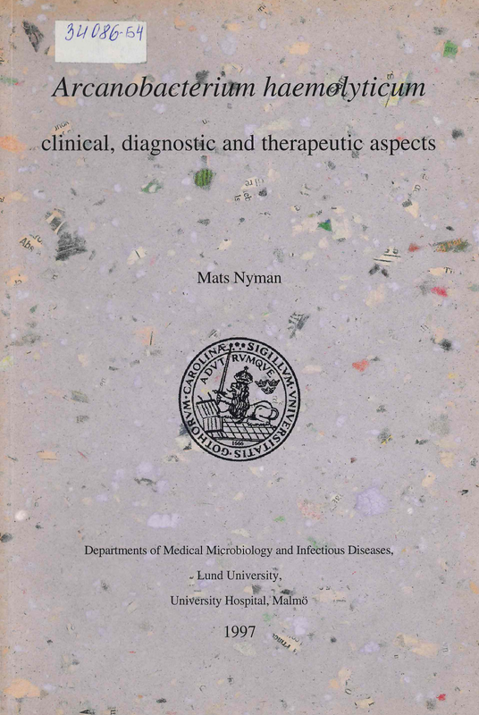 Arcanobacterium haemolyticum