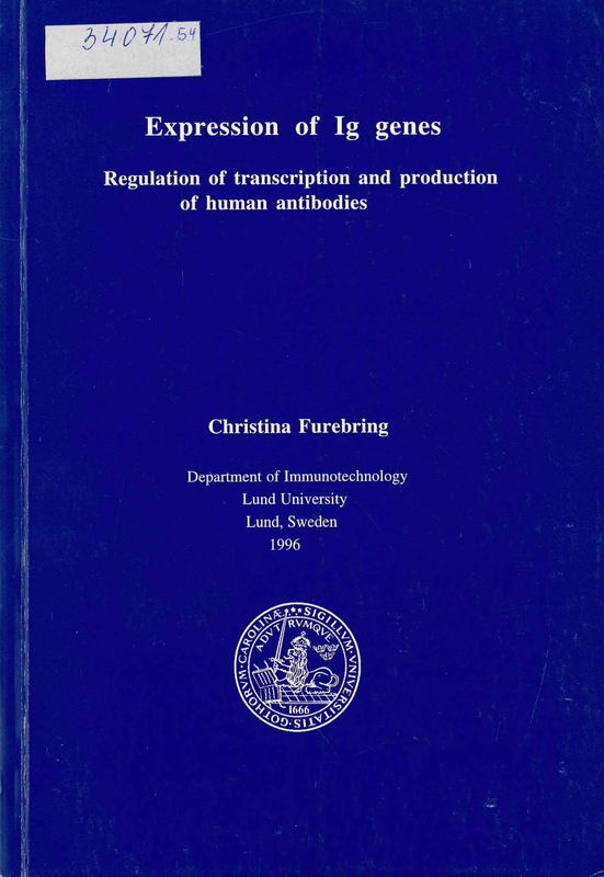 Expression of ig genes