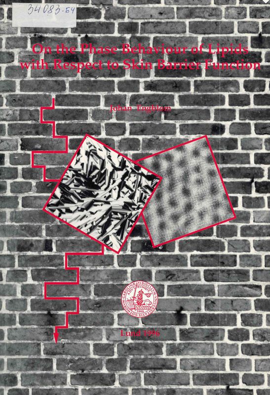 On the phase behaviour of lipids with respect to skin barrier function