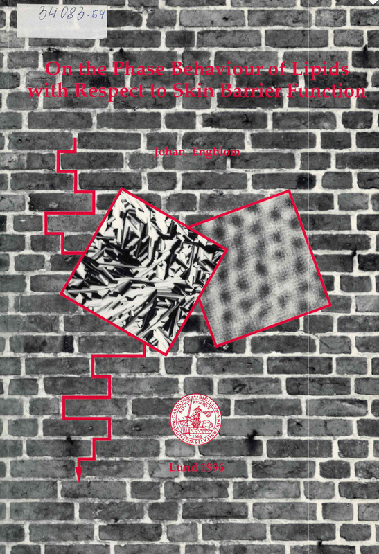 On the phase behaviour of lipids with respect to skin barrier function