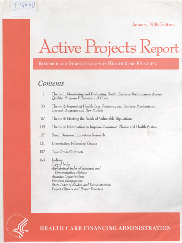 Active projects report