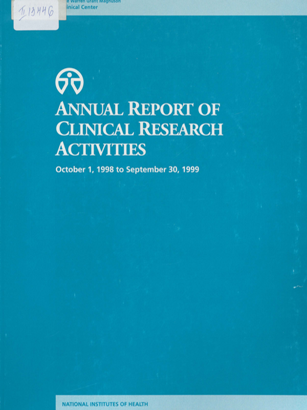 Annual report of clinical research activities