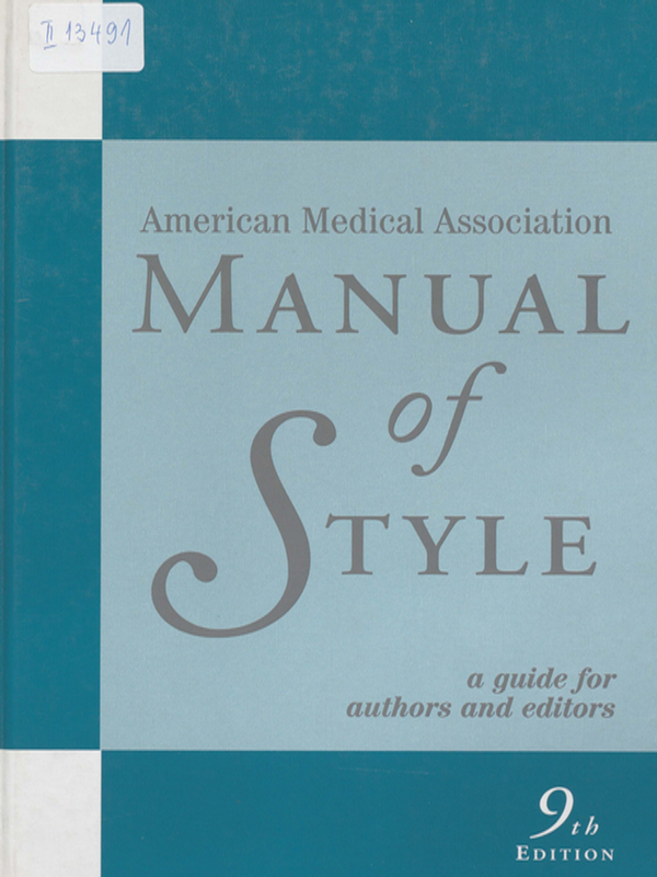 Manual of style