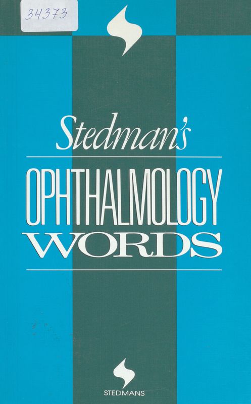 Stedman`s ophtalmology words