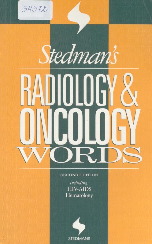 Stedman`s radiology & oncology words