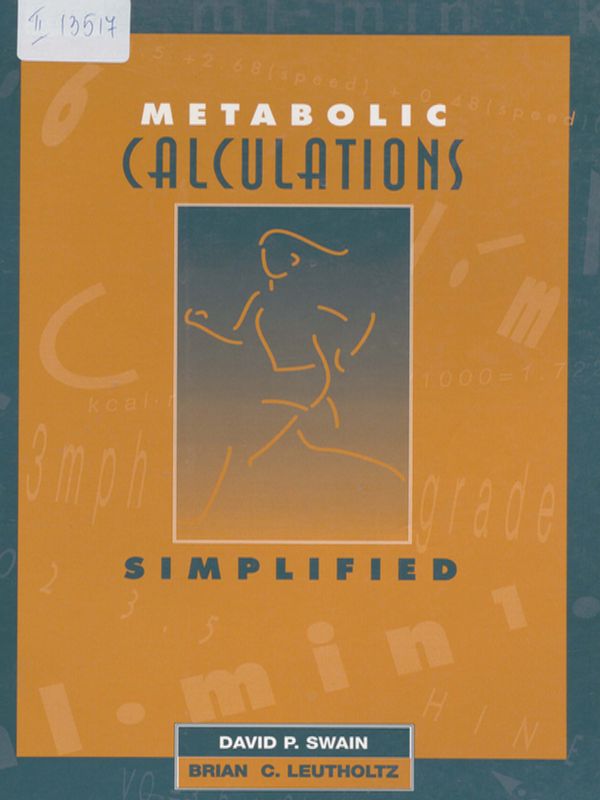 Metabolic calculations - simplified
