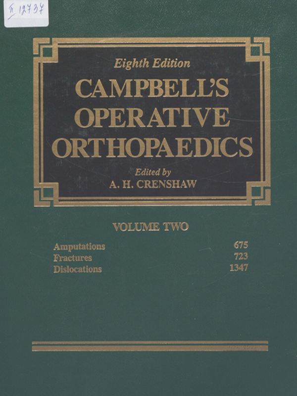 Campbell`s Operative Orthopaedics
