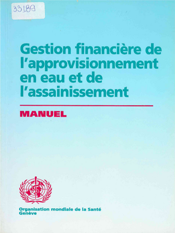 Gestion Financiere de l'Approvisionnement en Eau et de l'Assainissement