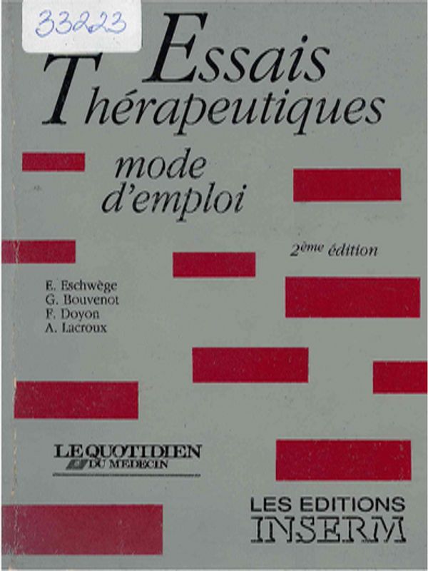 Essais Therapeutiques