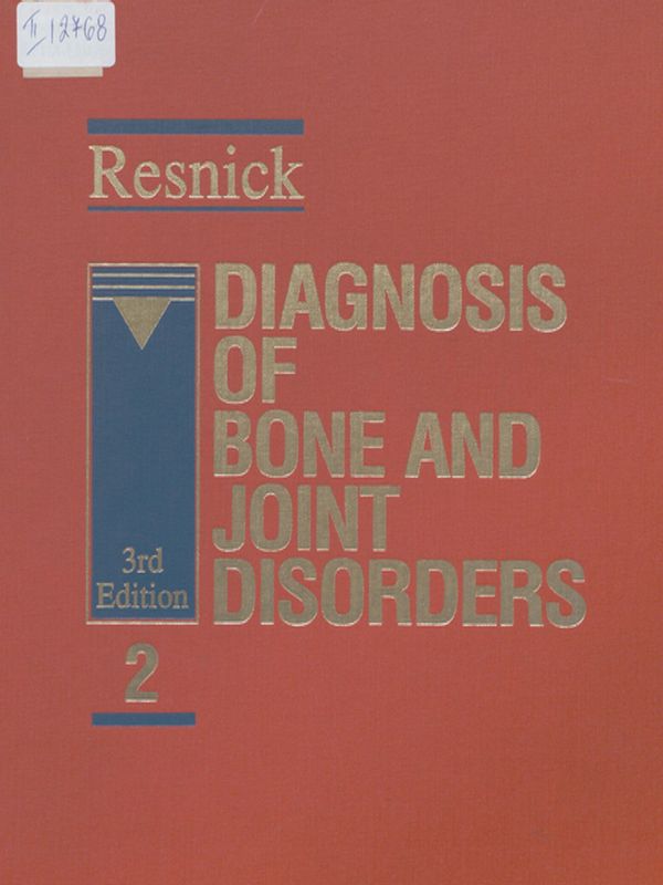 Diagnosis of bone and joint disorders