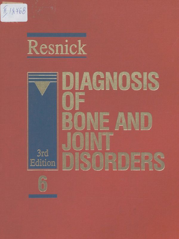 Diagnosis of bone and joint disorders