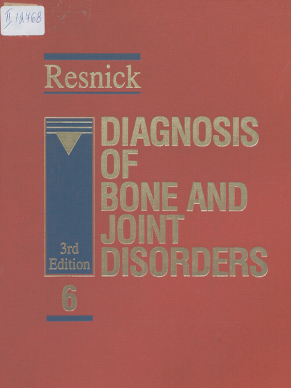Diagnosis of bone and joint disorders