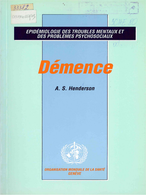 Epidemiologie des troubles mentaux et des problemes psychosociaux